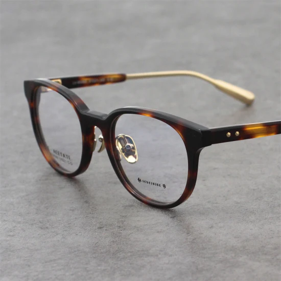 Occhiali da vista di design alla moda in Italia Montatura da vista per occhiali in acetato di cellulosa